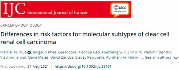 肾透明细胞癌不同分子亚型病因异质性分析 ccA亚型和ccB亚型有病因异质性