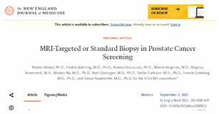 前列腺癌人群筛查 MRI引导靶向活检与标准活检的对比应用