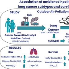 颗粒状或气态空气污染物均与新发肺癌亚型相关