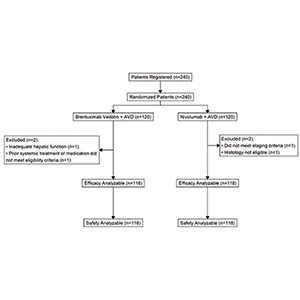 新发的、晚期cHL青少年患者 N-AVD方案的3年PFS率显著增高
